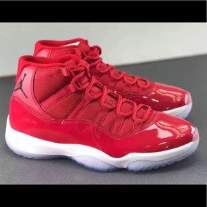 11s white and red